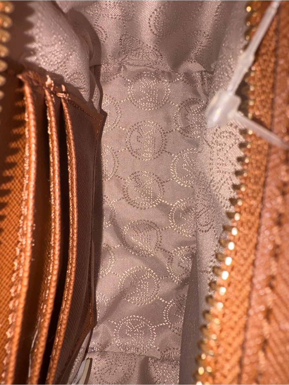 Michael Kors Brown Leather Crossbody Bag - Picture 4 of 5